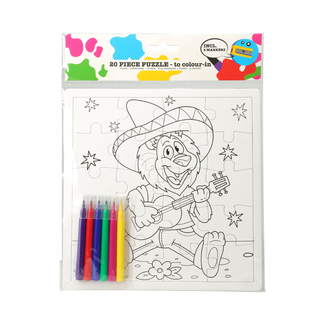 Colour Your Own Puzzle