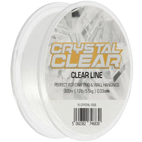 Clear Multi-Purpose 300m 12lb Line - Fishing Wall Hanging Craft