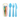 Bright Picnic Cutlery Set - 18pc