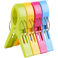 Beach Towel Clips - 4pk