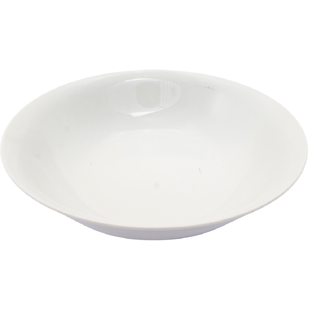 23cm White Porcelain Salad Bowl