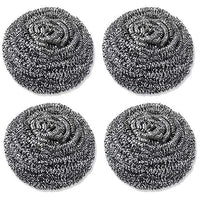 Stainless Steel Scourers - 4  Pack