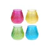 Citronella Candle in Coloured Glass Jar