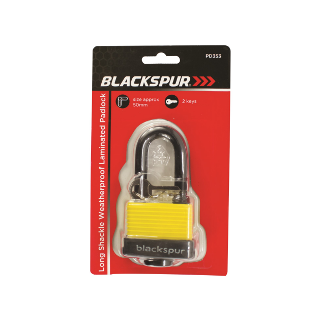 Long Shackle Steel Padlock 50mm