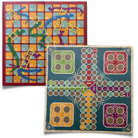 2 in 1 Classic Board Game Set - Ludo / Snakes & Ladders