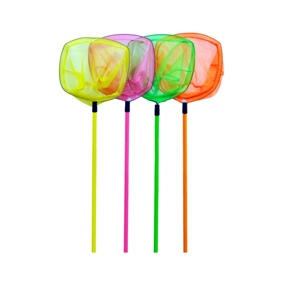 Shrimp Net - Plastic Handle+Neon Colours