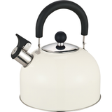 2.5 Litre Stainless Steel Whistling Kettle with Folding Handle - Assorted Colours