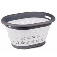 Collapsible Laundry Basket - Assorted Colours
