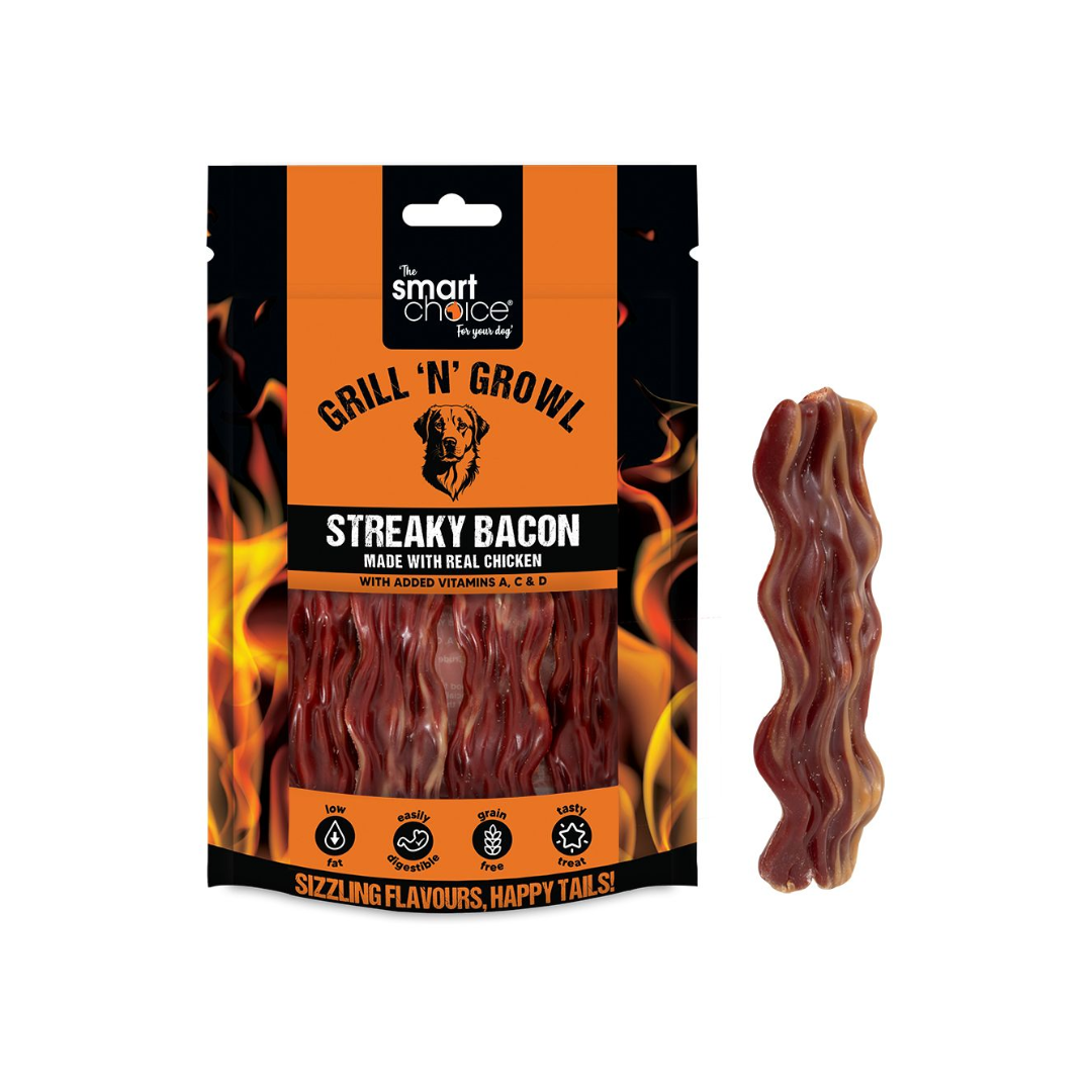Grill 'n' Growl Steaky Bacon Treat