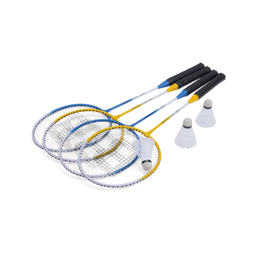4 Player Pro Badminton Set with Net