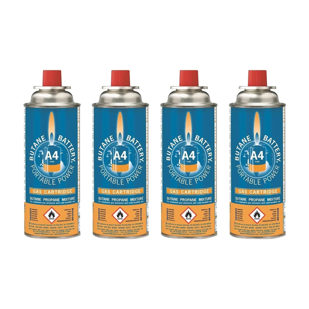 Bright Spark 220g Gas Cartridges (Sleeve of 4)