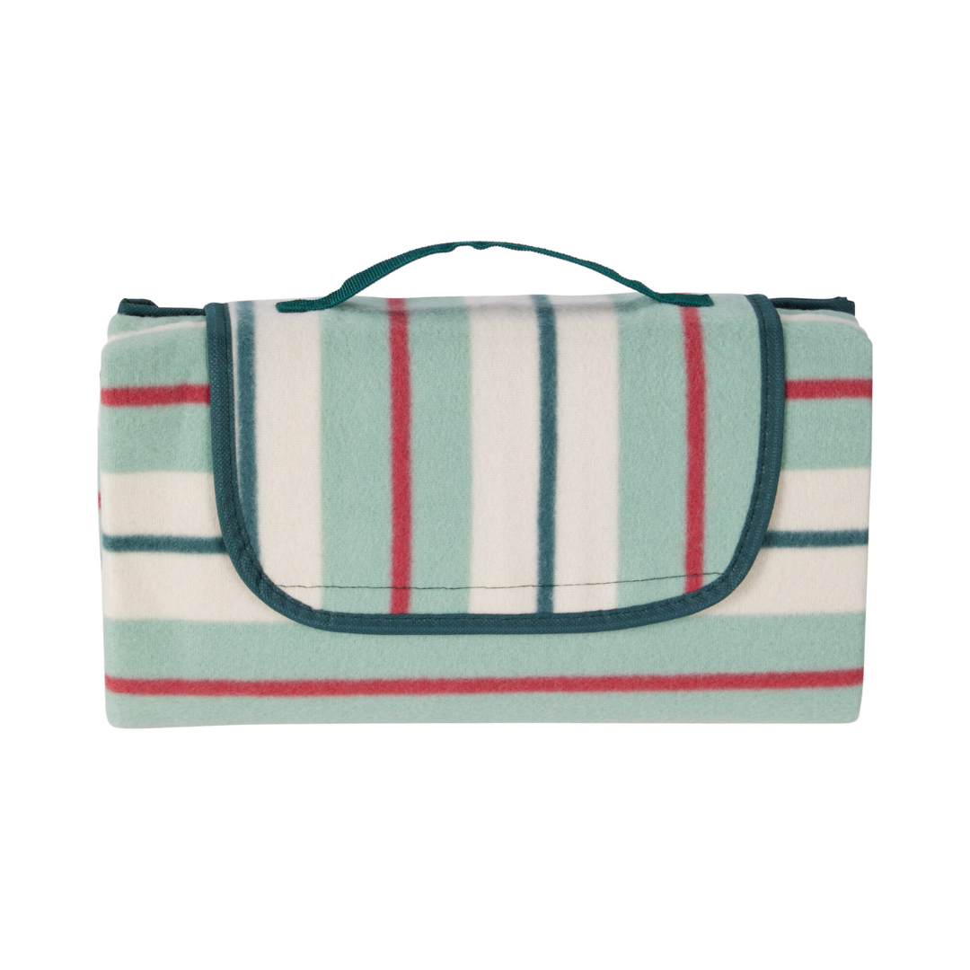Striped Fleece Picnic Blanket