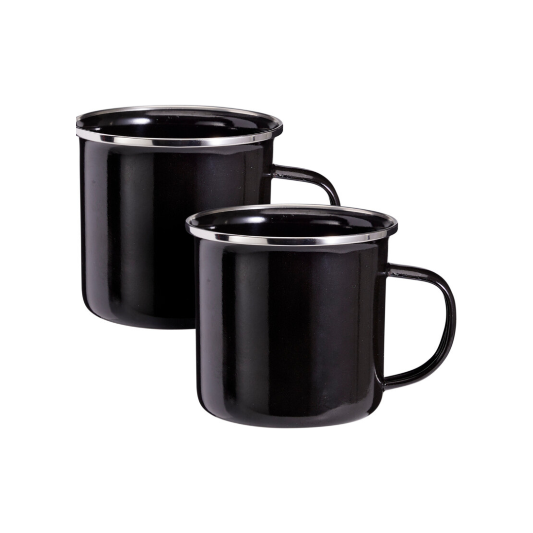Redcliffs Enamel Camping Mugs