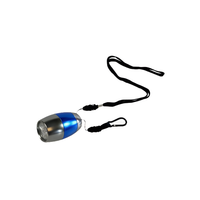 'Bullet' Camping Torch 6 Bright LED's with Lanyard & Carabiner