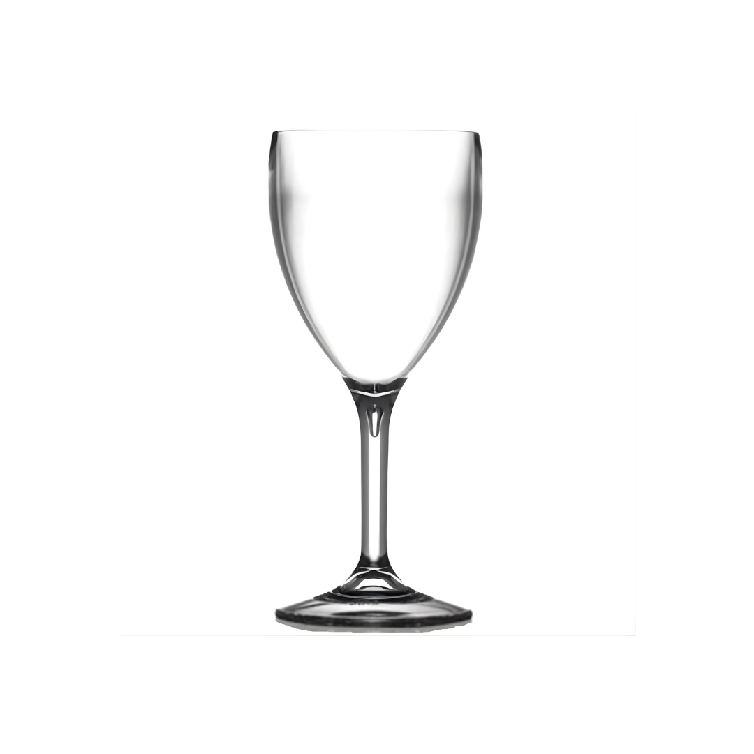 Polycarbonate Reusable Wine Glass 255ml