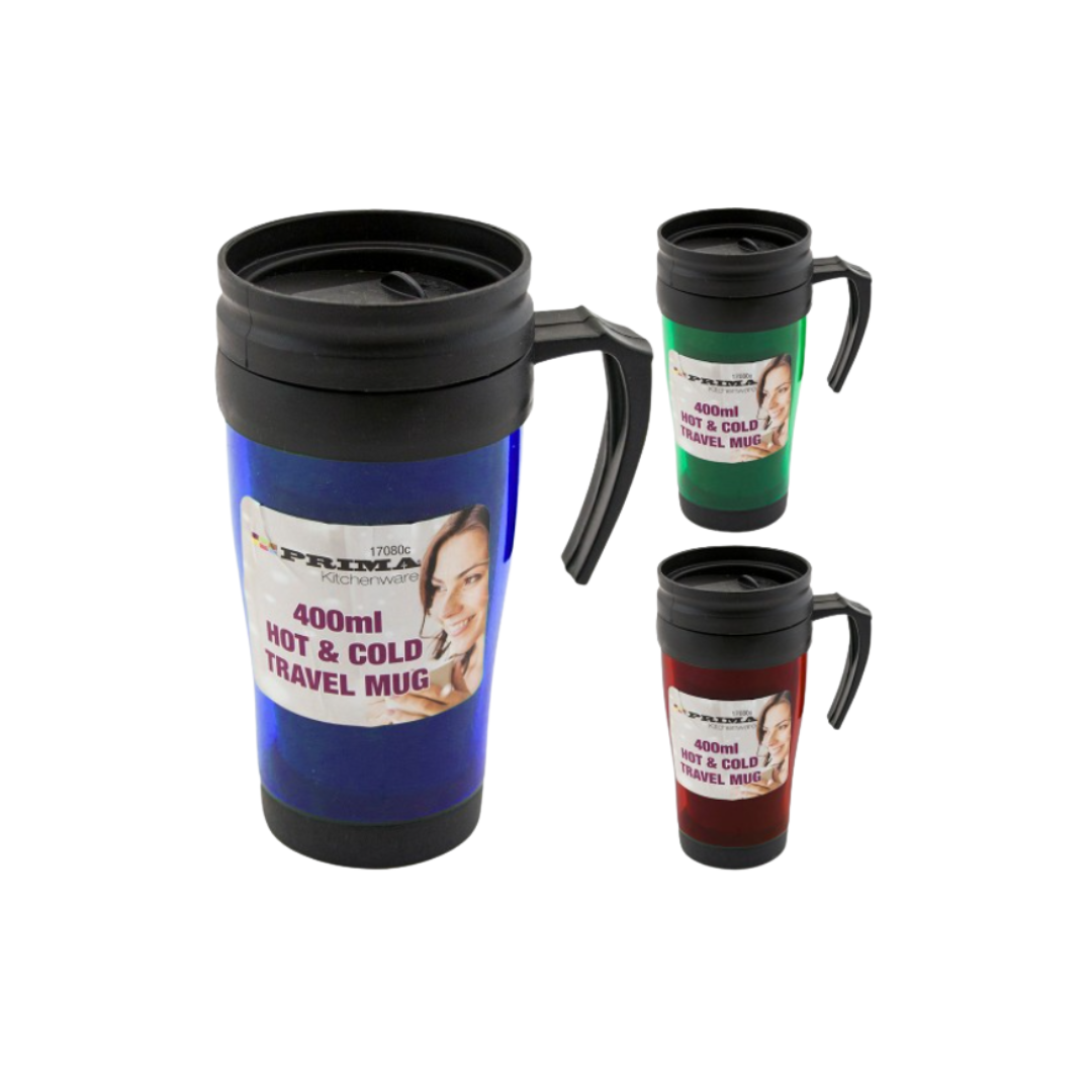 400ml Travel Mug - Assorted colours