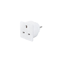European Travel adaptor - UK to European Schuko
