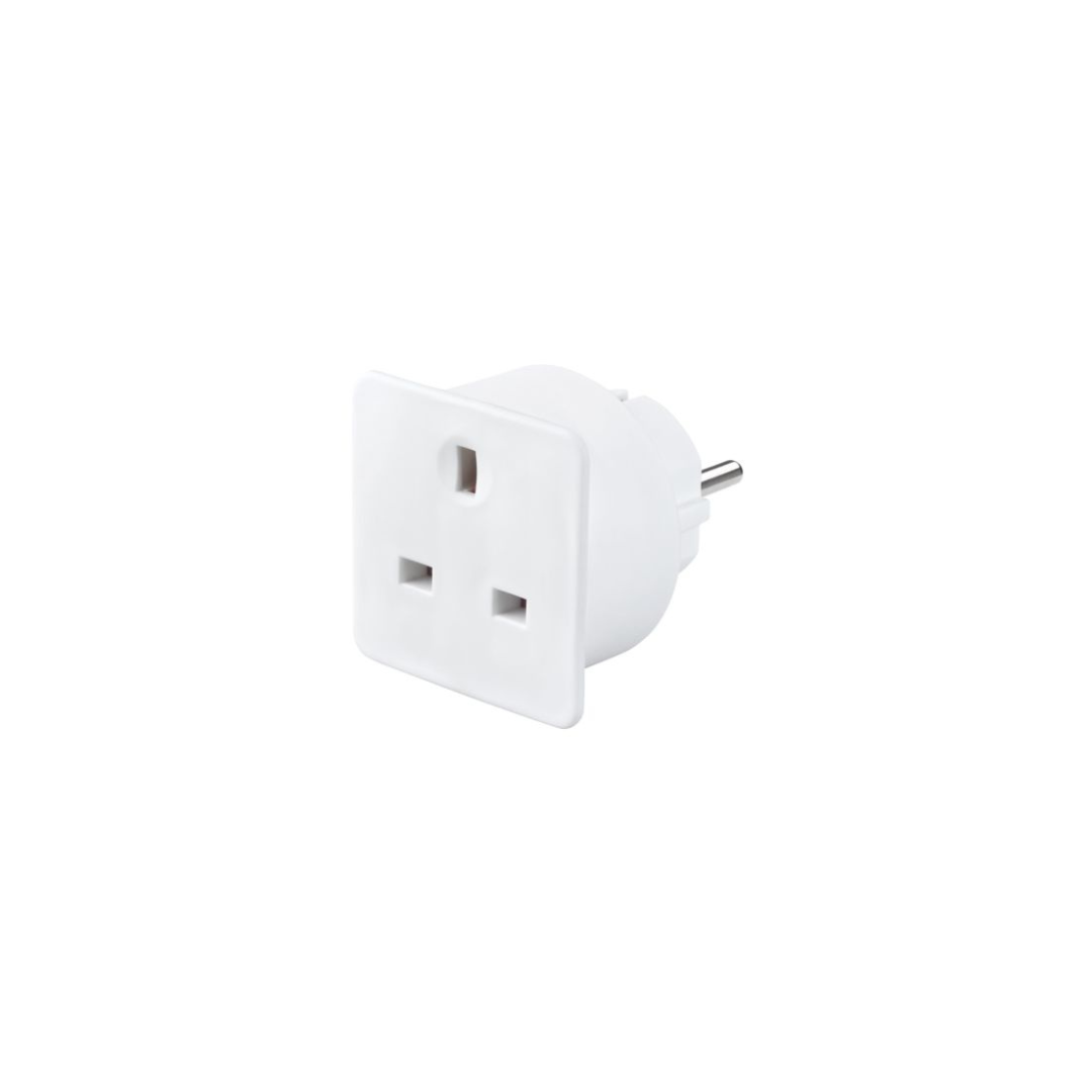 European Travel adaptor - UK to European Schuko