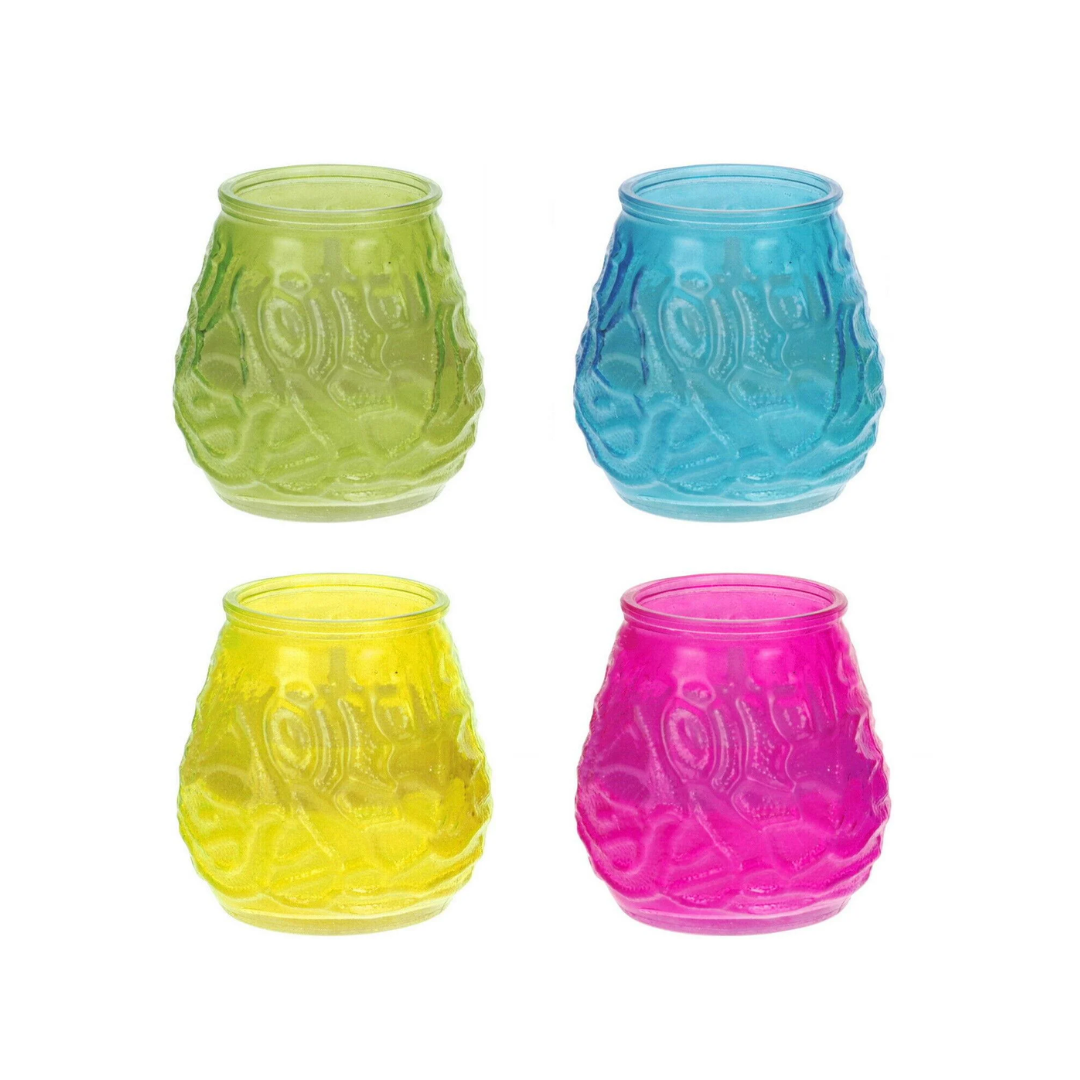 Citronella Candle in Colourful Jar