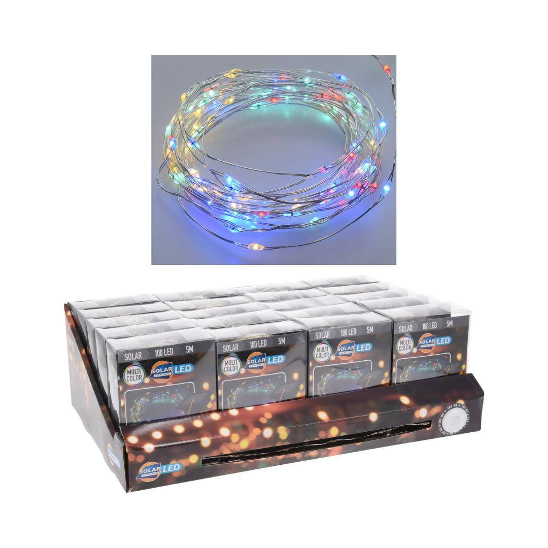 Multicoloured Solar String Lights