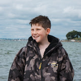 Saltie Junior Changing Robe - Storm Camo/Black