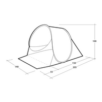 Outwell Eastbourne Beach Shelter