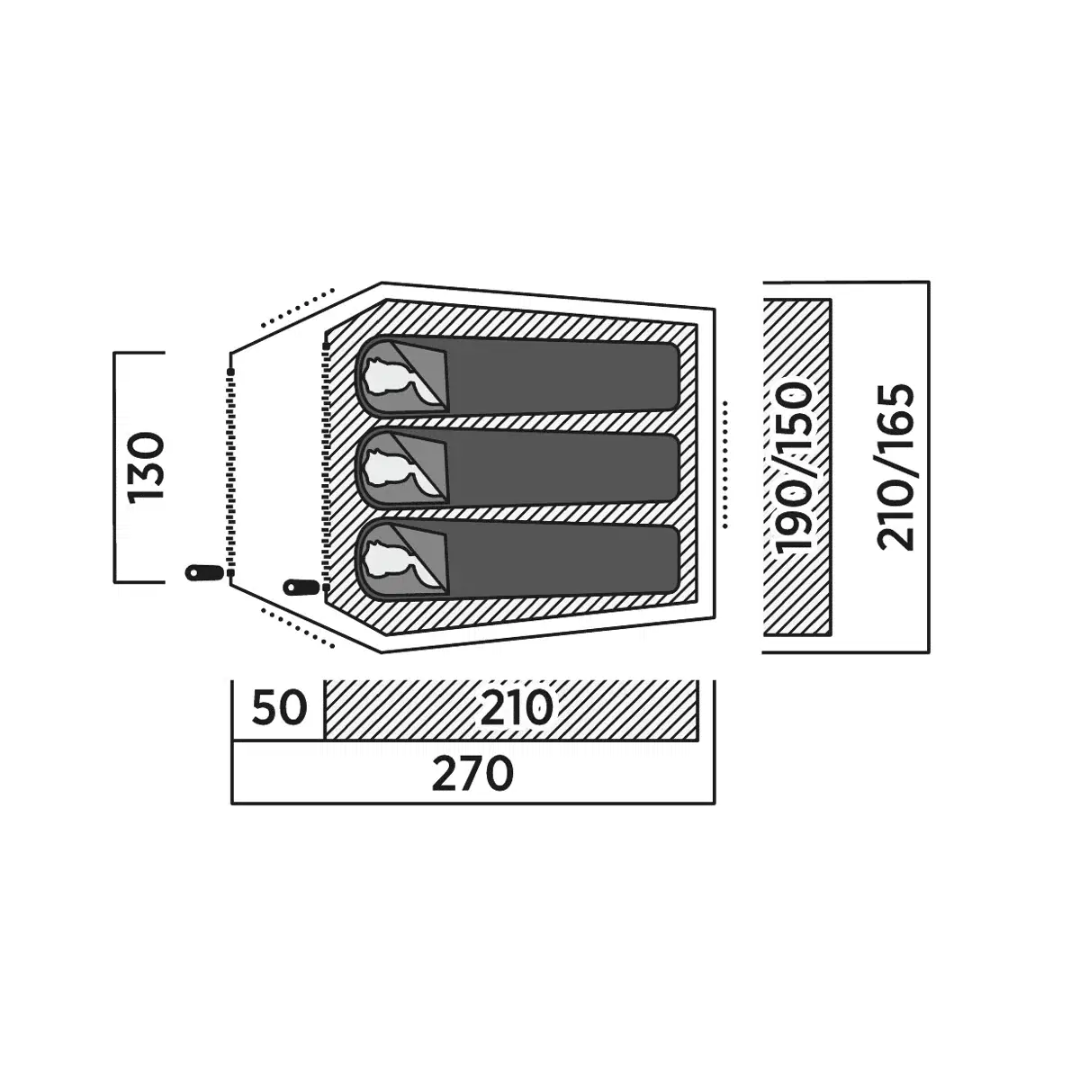 Easy Camp Reindal 3 Tent