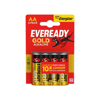 Eveready Size AA Alkaline Gold Battery (Pack of 4)