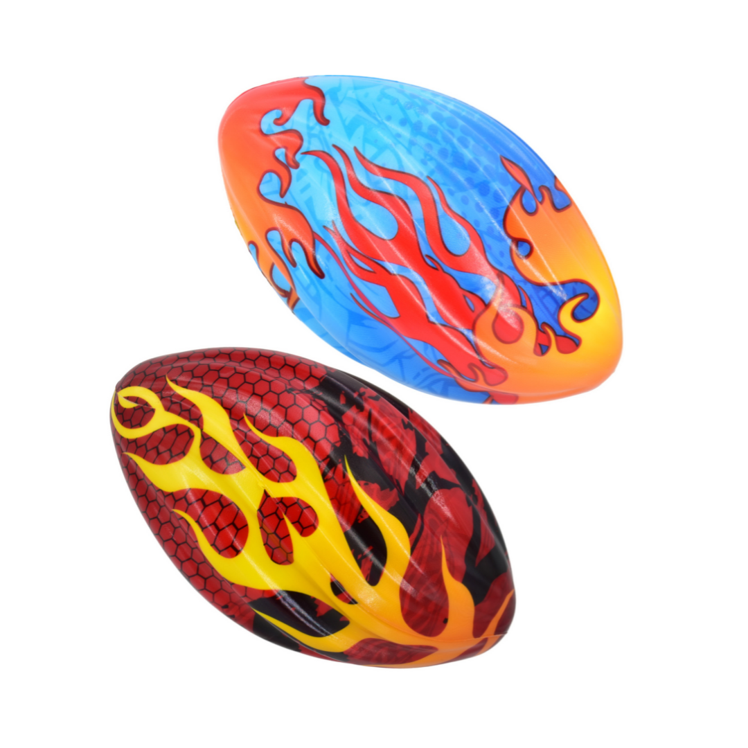 Flame Rugby Ball (17cm Assorted Colours)
