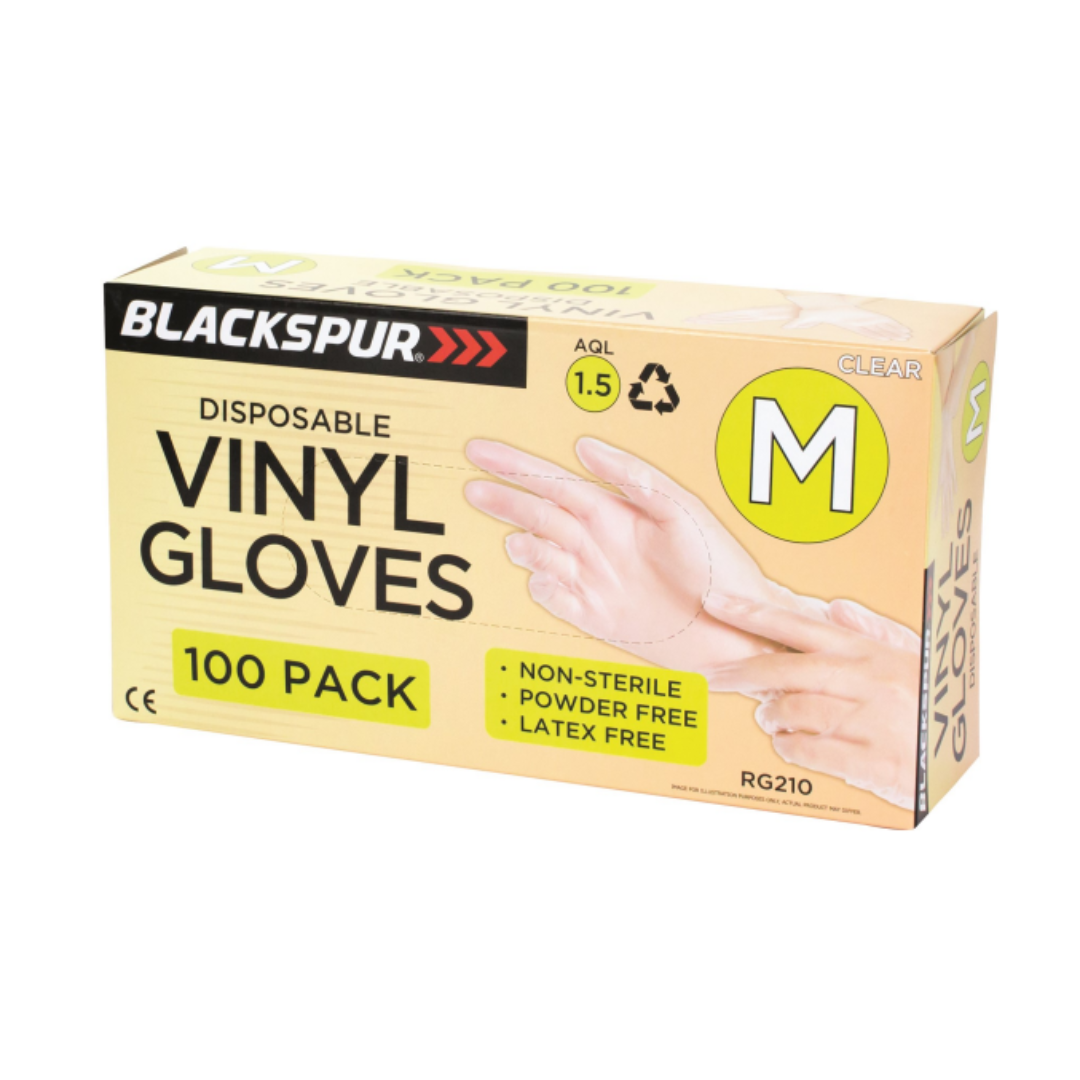 Vinyl Gloves - Medium (Pack of 100)