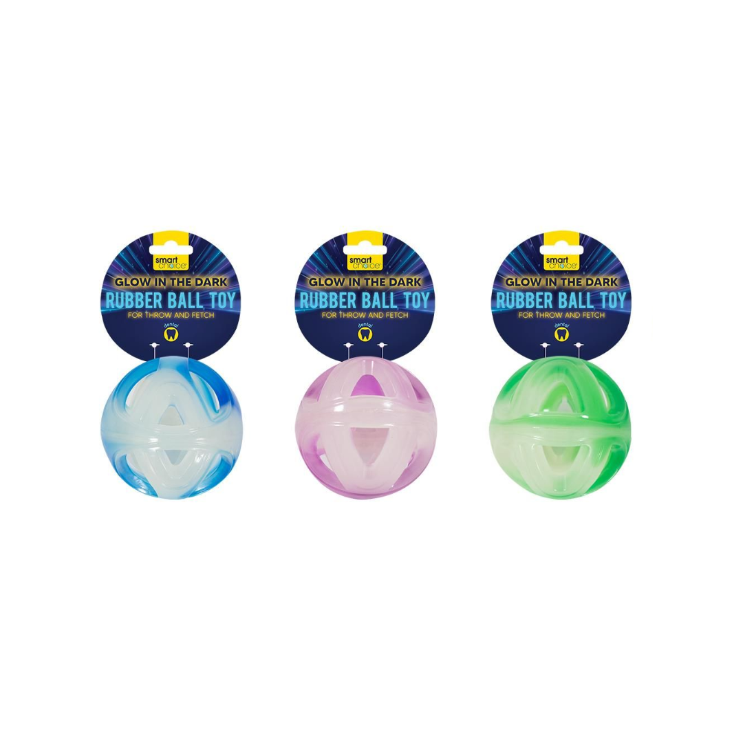 Glow In The Dark Rubber Dog Ball