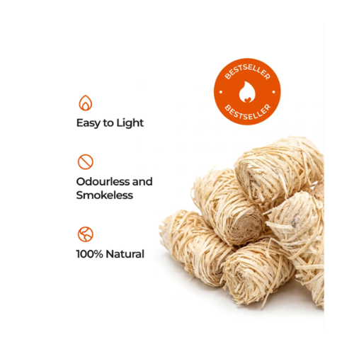 Twizlers Wood Wool Natural Firelighters - 300g