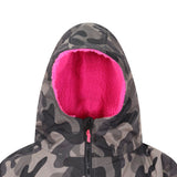 Saltie Elite Changing Robe - Storm Camo/Hot Pink