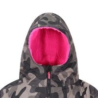 Saltie Elite Changing Robe - Storm Camo/Hot Pink