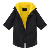 Saltie Junior Changing Robe - Black/Yellow