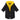Saltie Junior Changing Robe - Black/Yellow