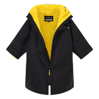 Saltie Junior Changing Robe - Black/Yellow