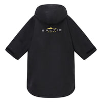 Saltie Junior Changing Robe - Black/Grey