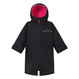Saltie Junior Changing Robe - Black/Hot Pink