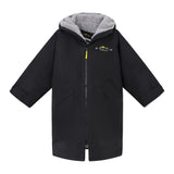 Saltie Junior Changing Robe - Black/Grey