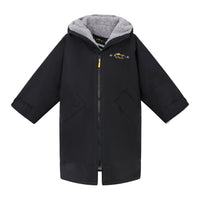 Saltie Junior Changing Robe - Black/Grey