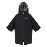 Saltie Junior Changing Robe - Black/Grey