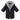 Saltie Junior Changing Robe - Black/Grey