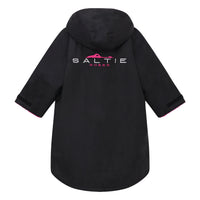 Saltie Junior Changing Robe - Black/Hot Pink