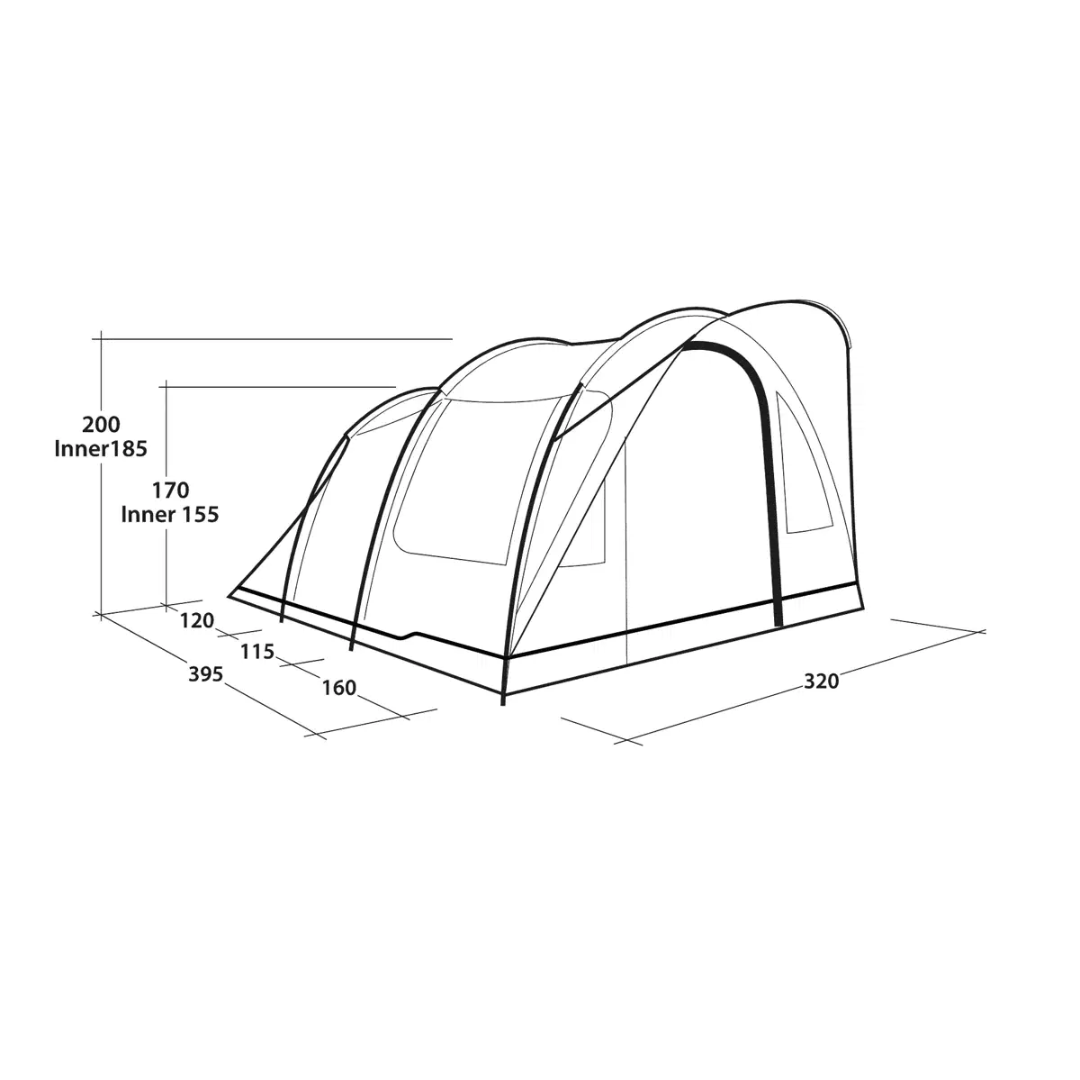 outwell 5 person tent Outwell Sky 5 Tent – Caramarine