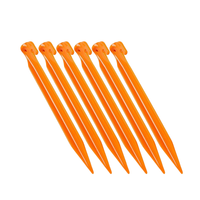 Plastic Tent Pegs (Pack of 6)