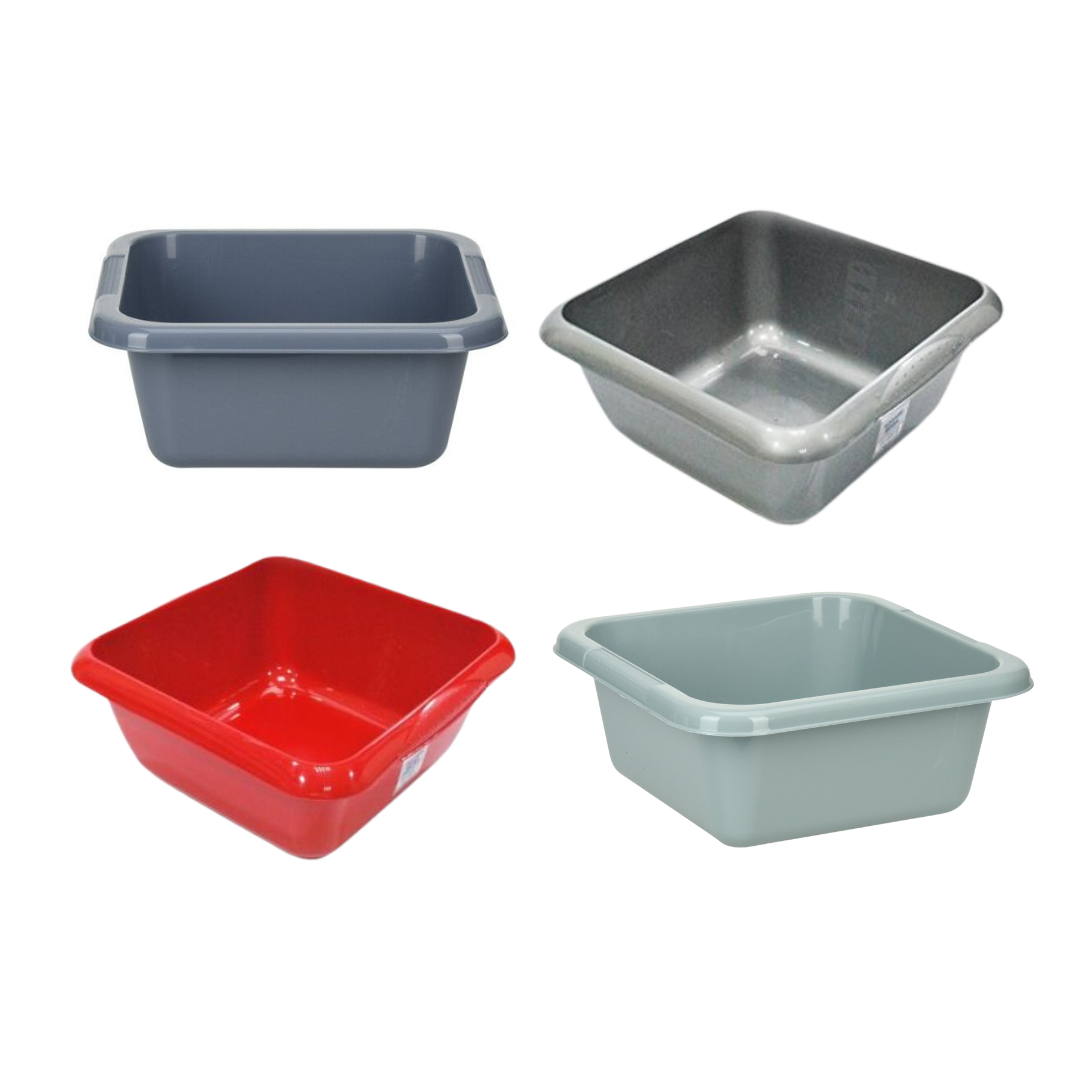 7 Litre Square Bowl - Assorted colours