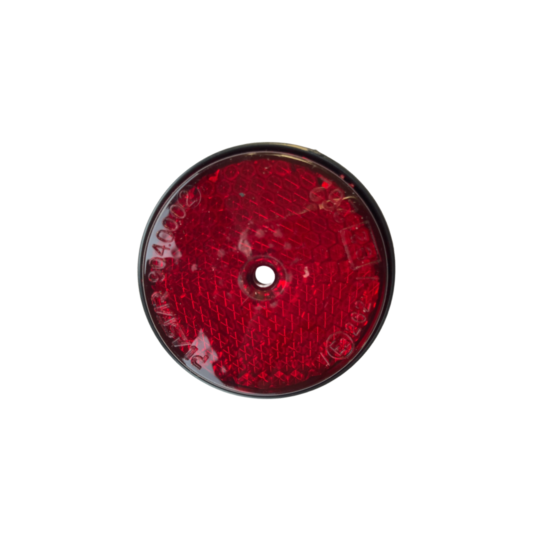 Small Round Red Reflector 60mm