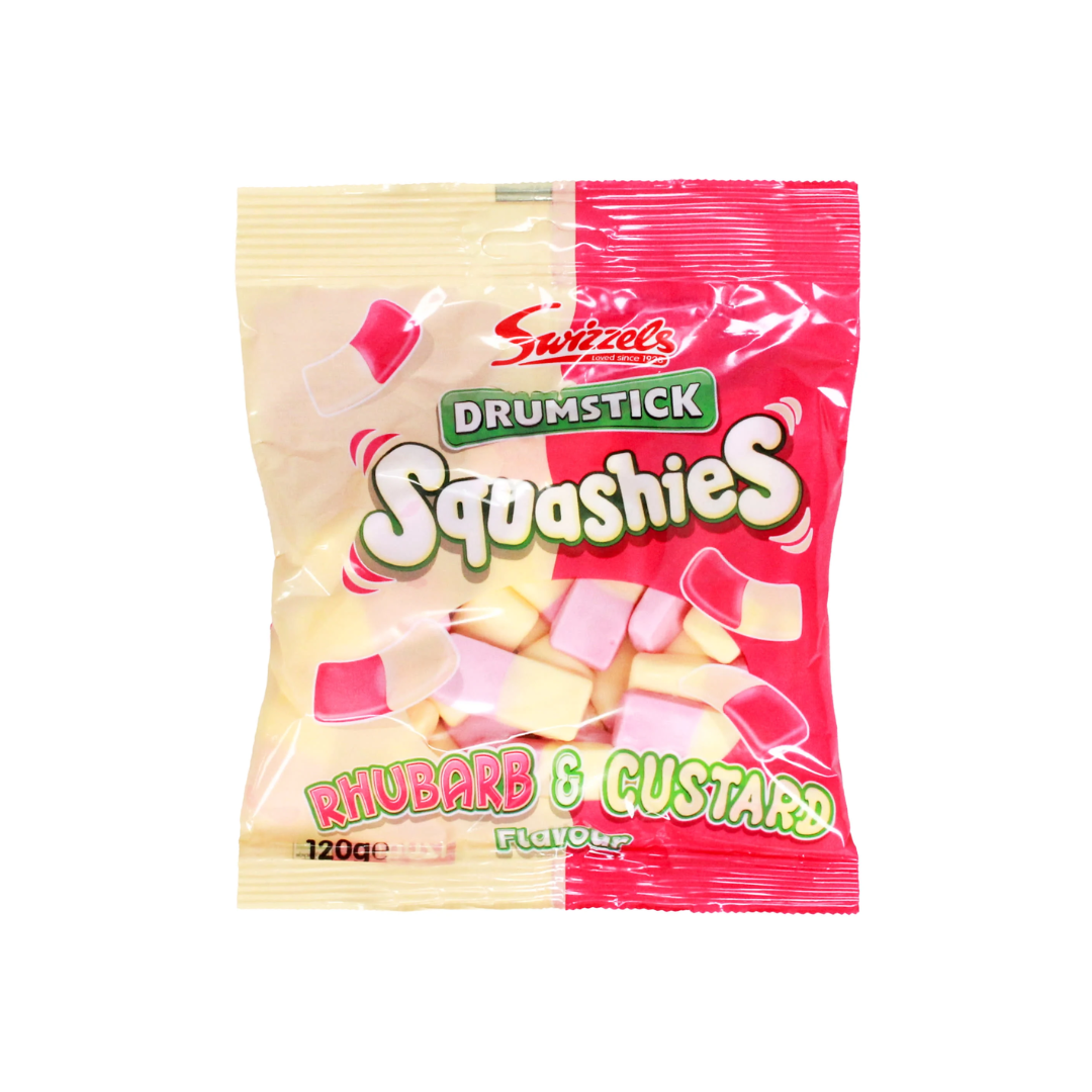 Swizzels Squashies 120G Rhubarb & Custard