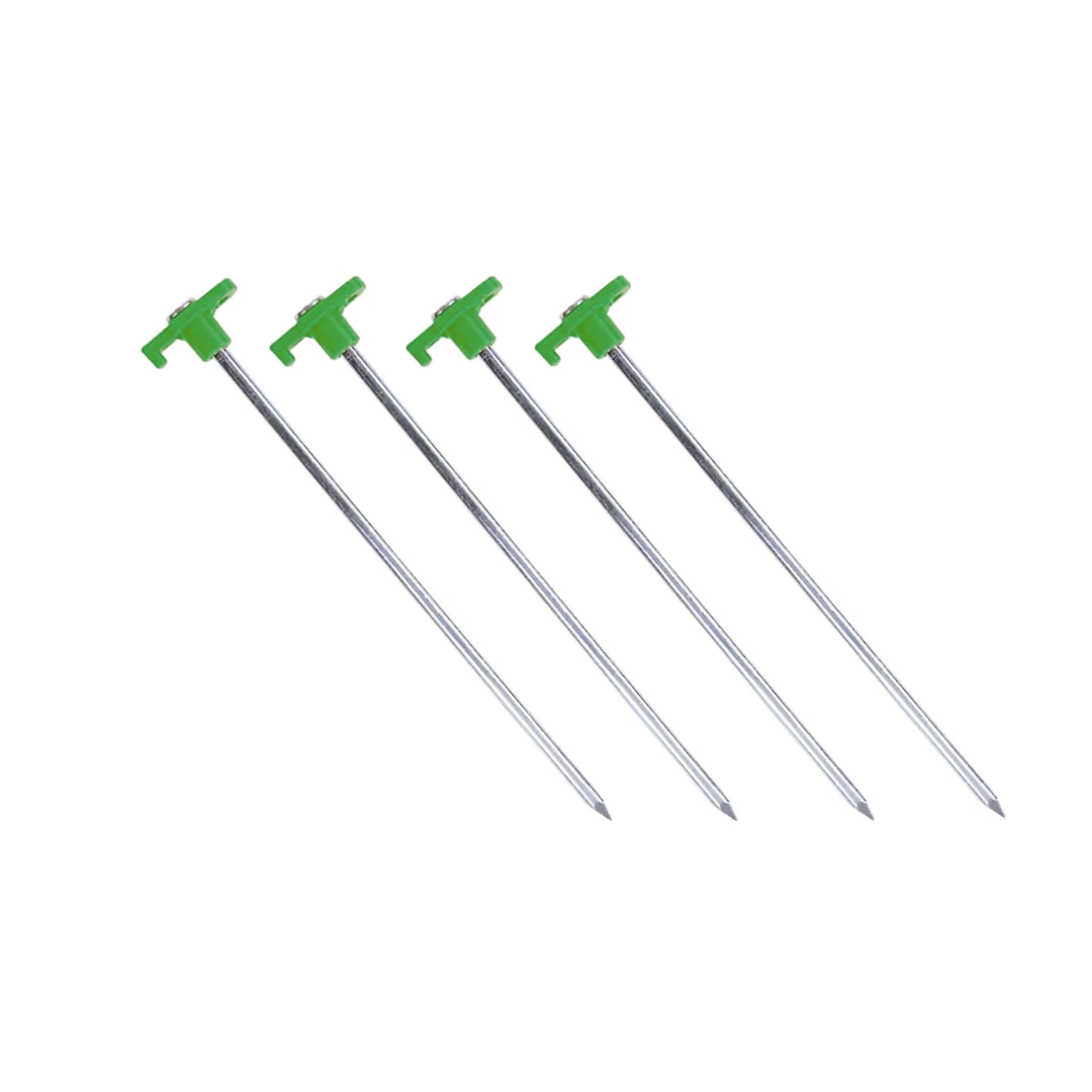 9" Rock Pegs (Green Top)